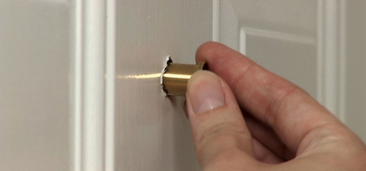 peephole door repair in Huron